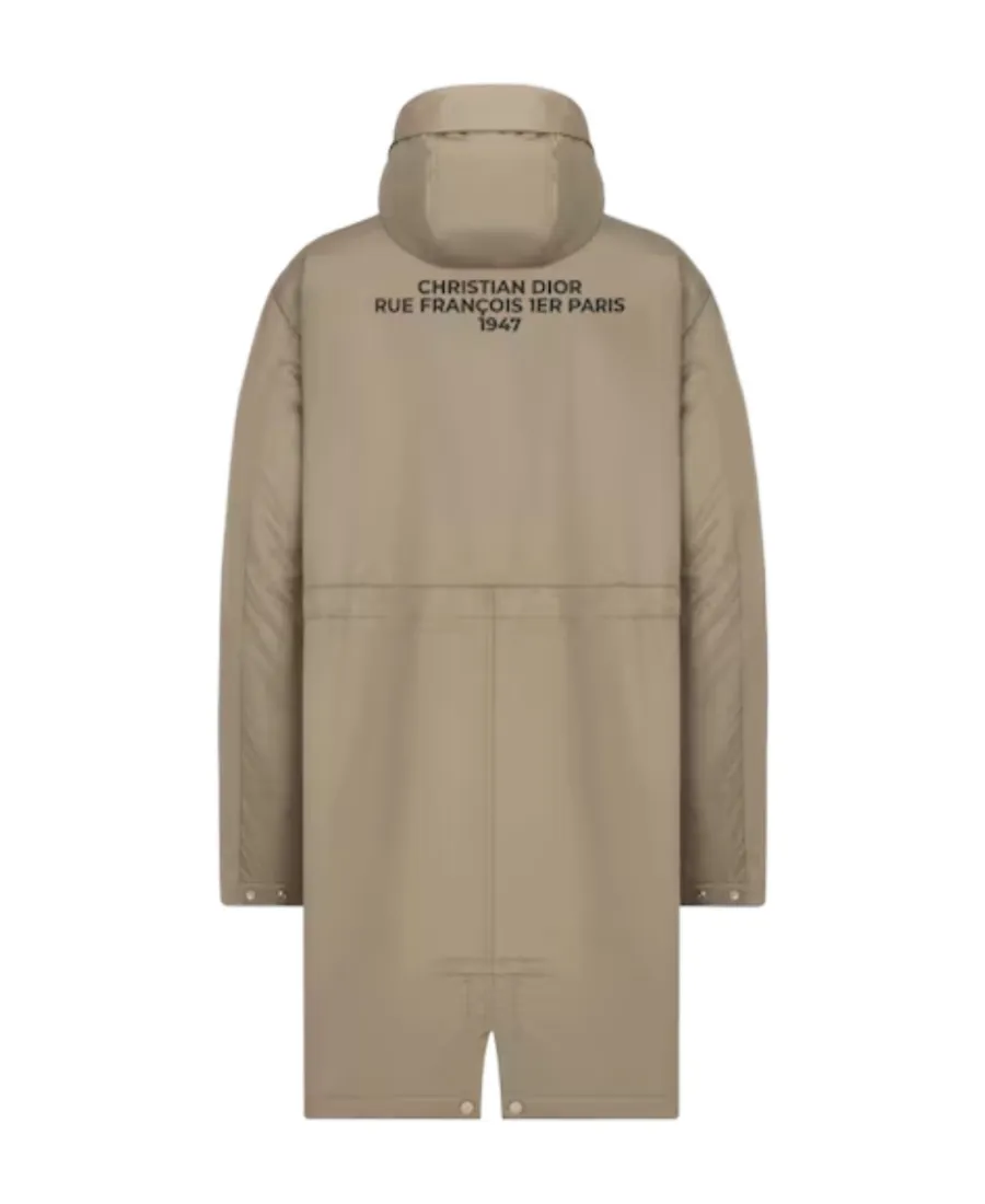 High Neck Long-Sleeved Coat