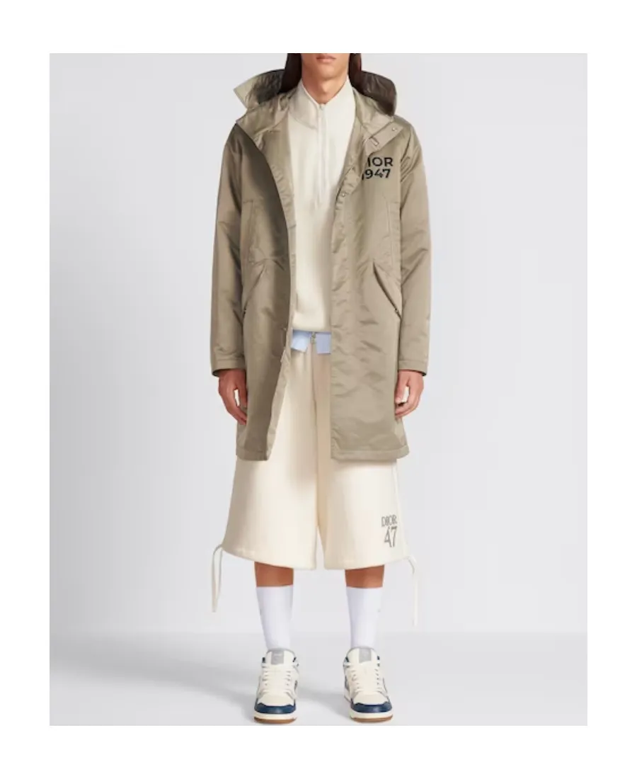 High Neck Long-Sleeved Coat