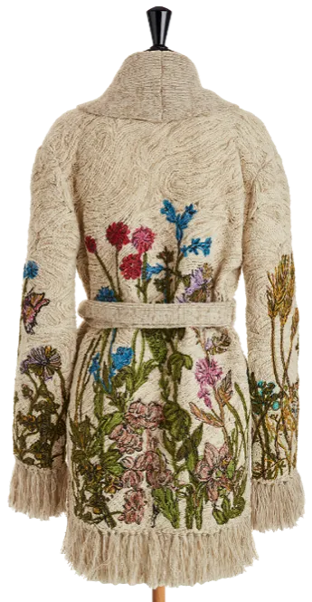 Floral Knitted Cardigan
