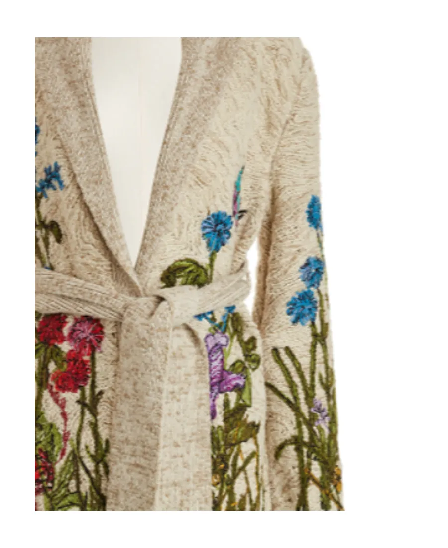 Floral Knitted Cardigan