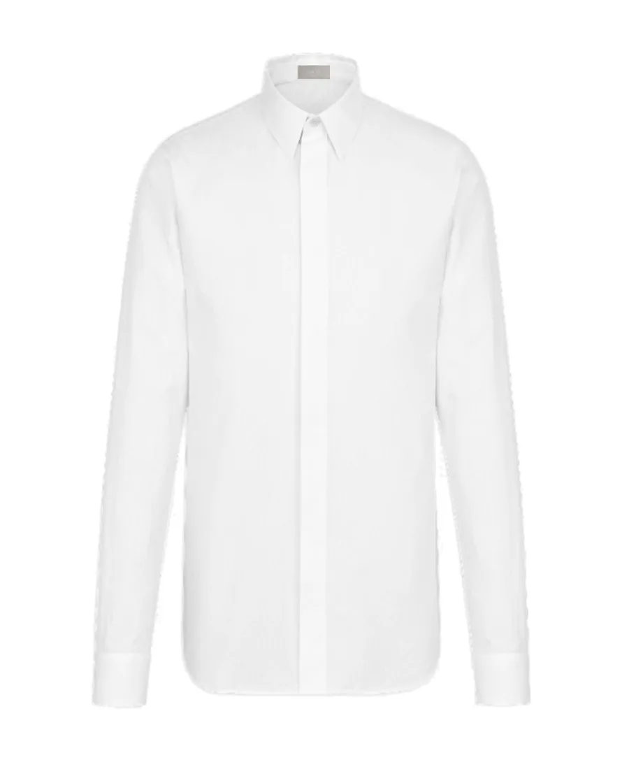 Jacquard Long-Sleeved Shirt