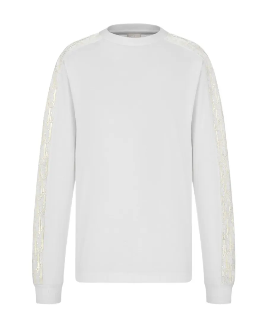 Oversized Sweatshirt With Dior Oblique Bands