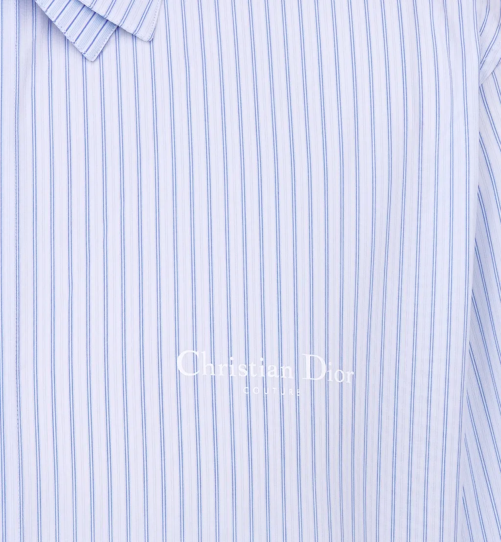 Striped Collared Long-Sleeve Shirt