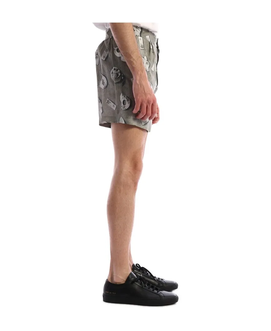 Logo Printed Casual Shorts