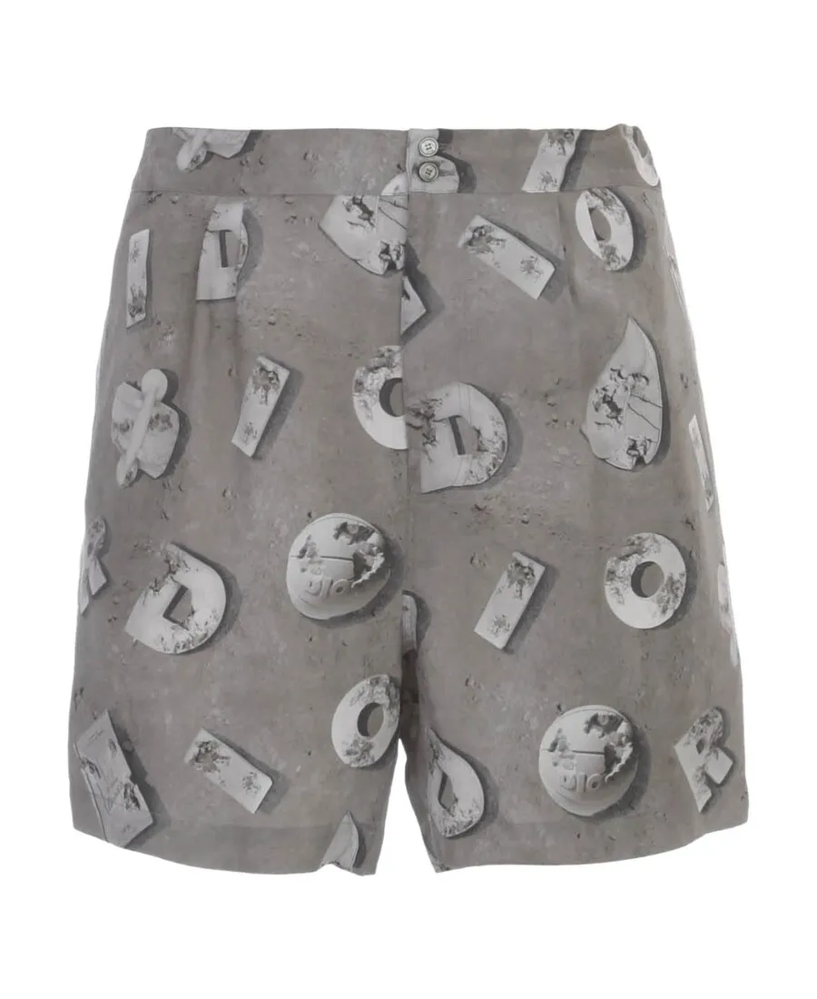 Logo Printed Casual Shorts