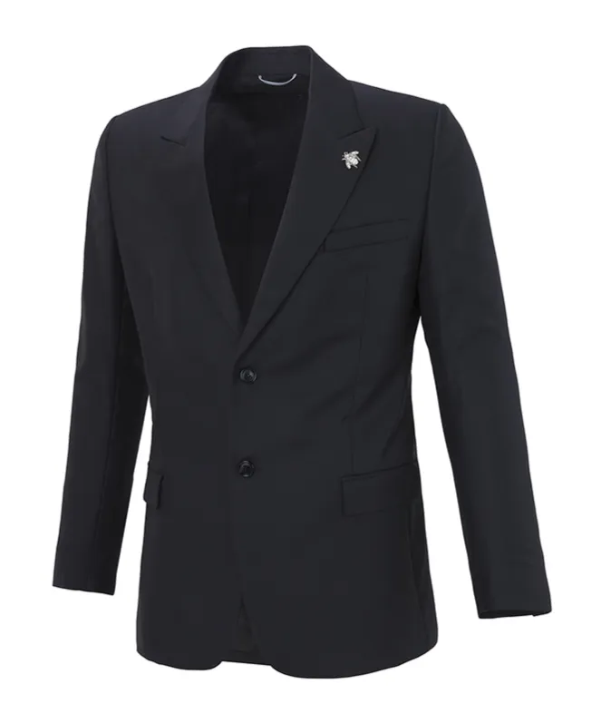 Bee-Decorated Suit Coat