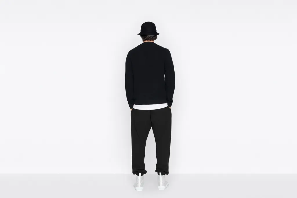 Logo Patch V-Neck Cardigan