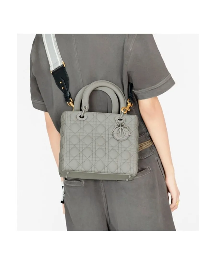 Lady Dior Medium Cowhide Leather Handbag