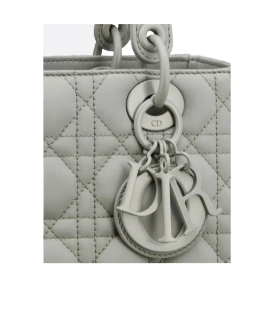 Lady Dior Medium Cowhide Leather Handbag