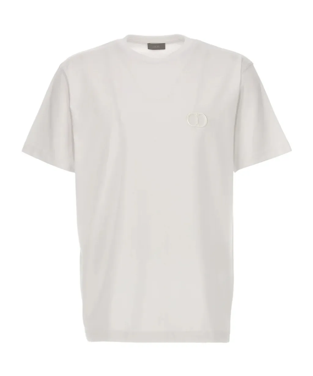 Cd Embroidered Crewneck T-Shirt