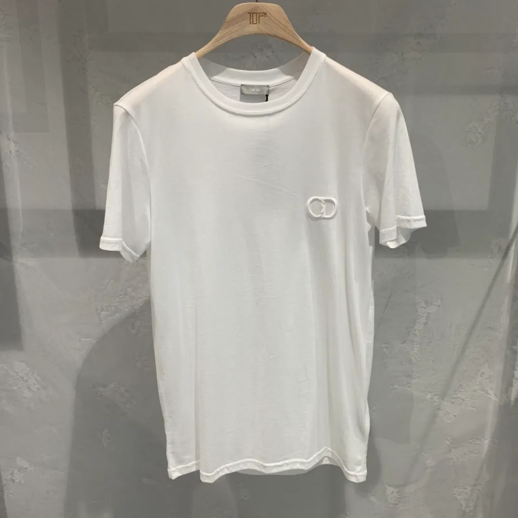 Cd Embroidered Crewneck T-Shirt