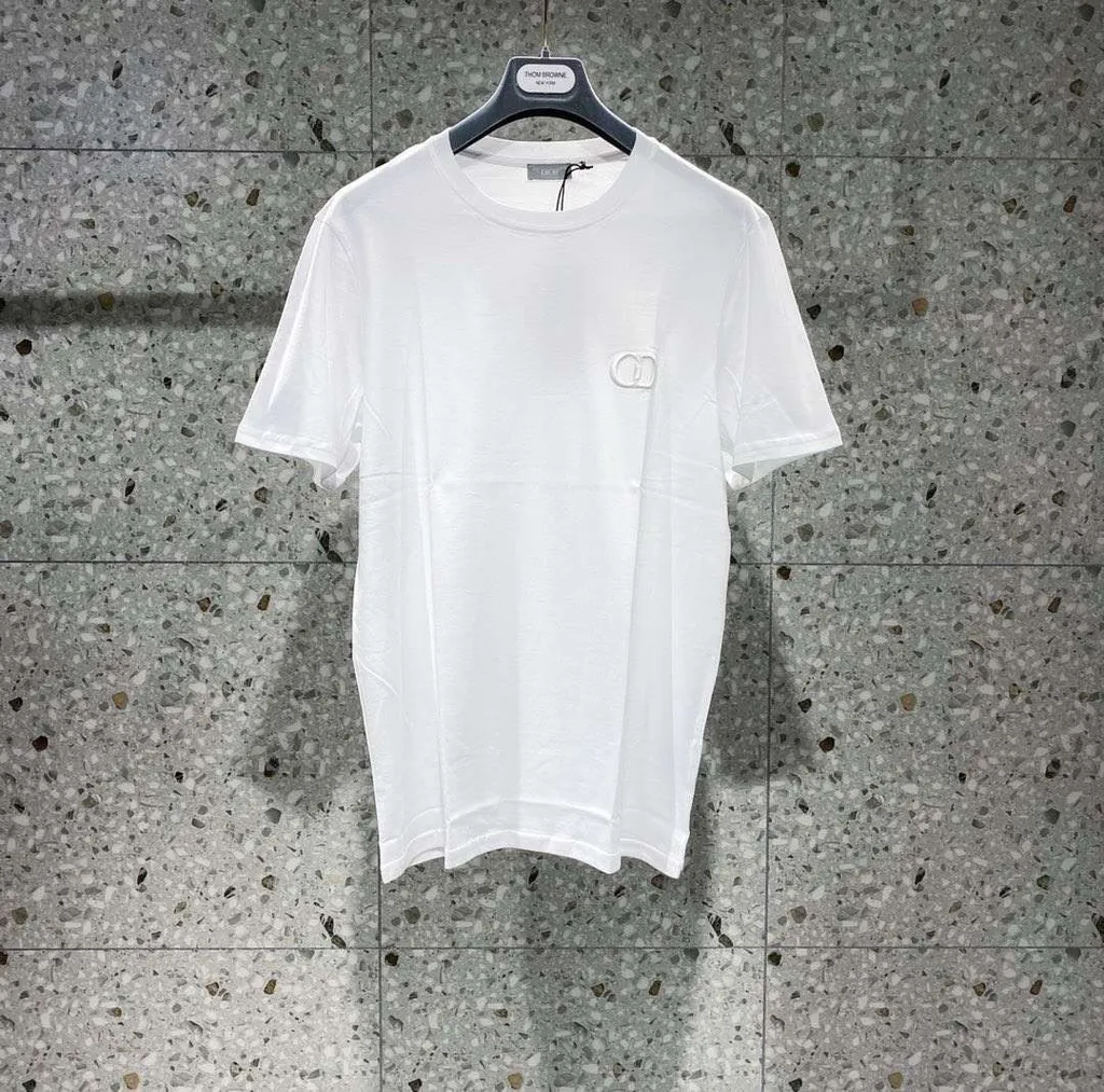 Cd Embroidered Crewneck T-Shirt