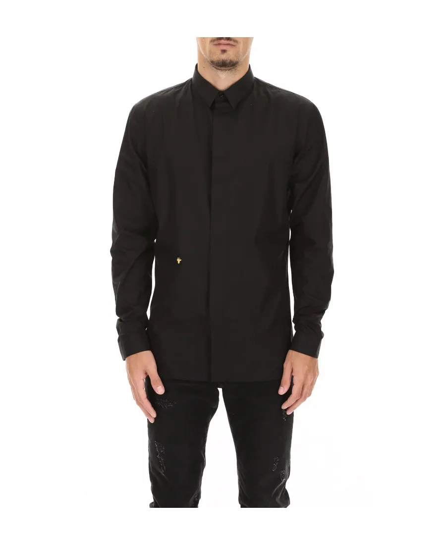 Shirt With Bee Embroidery