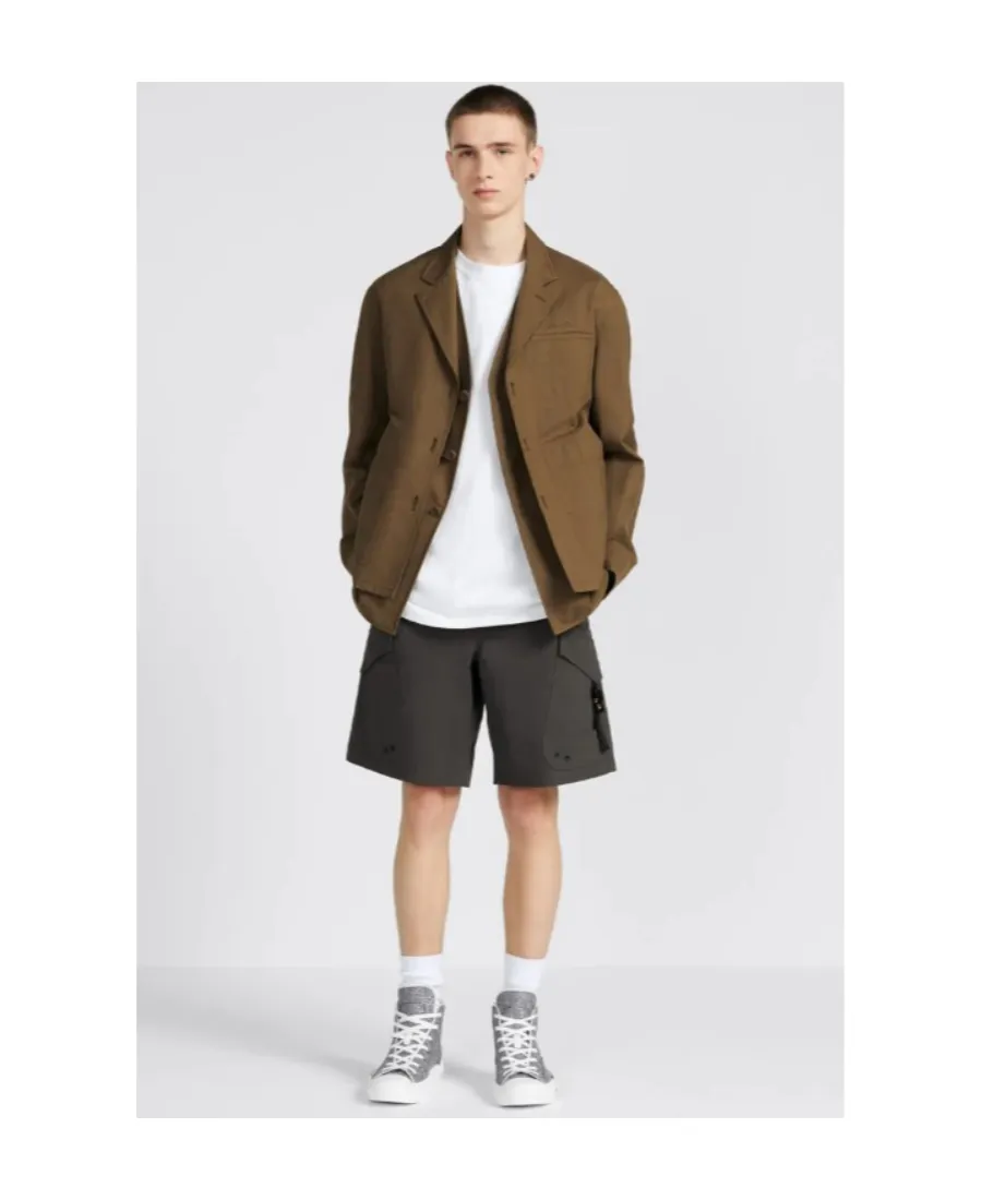 Single-Breasted Long-Sleeved Blazer