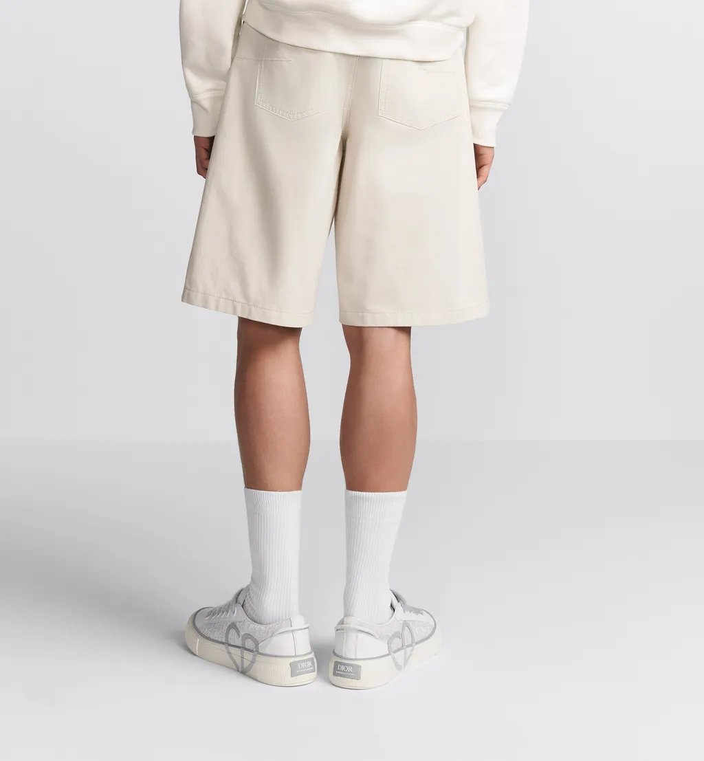 Button Detailed Bermuda Shorts