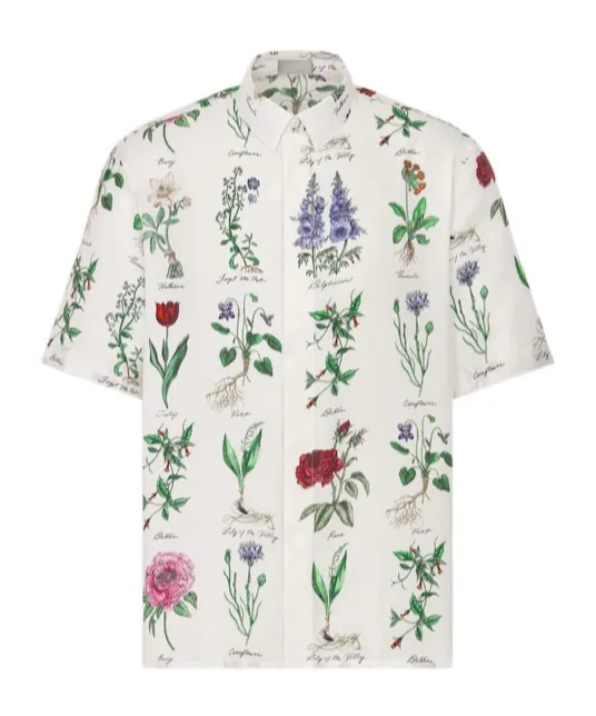 Herbarium Illustration Short-Sleeved Shirt
