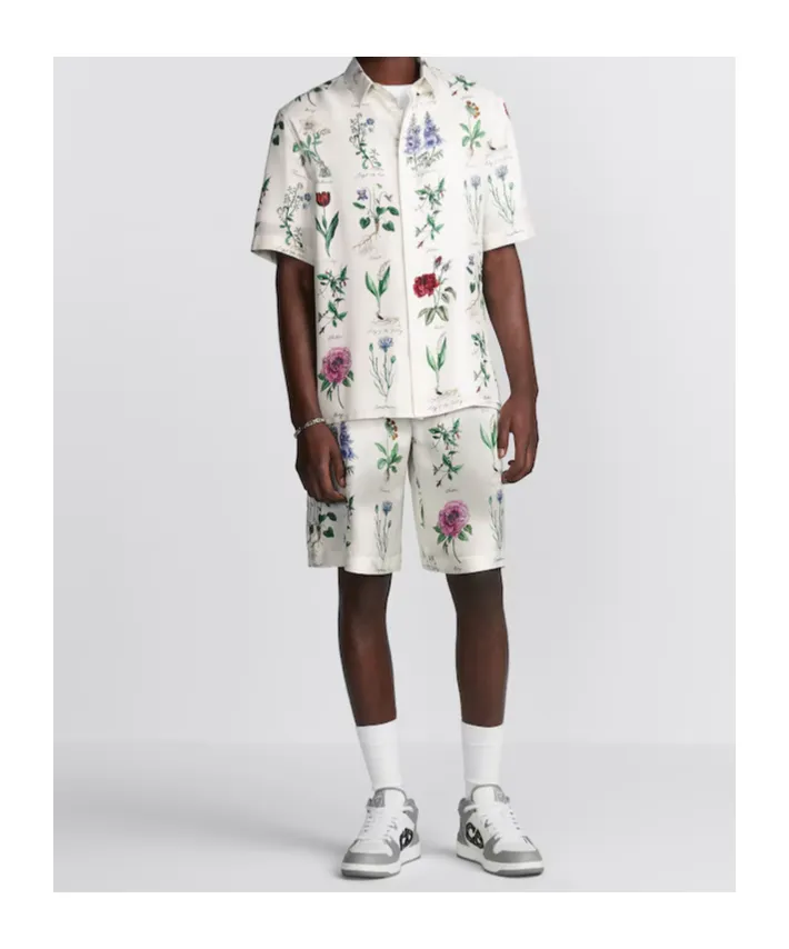 Herbarium Illustration Short-Sleeved Shirt