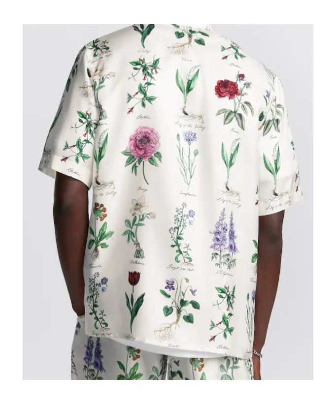 Herbarium Illustration Short-Sleeved Shirt