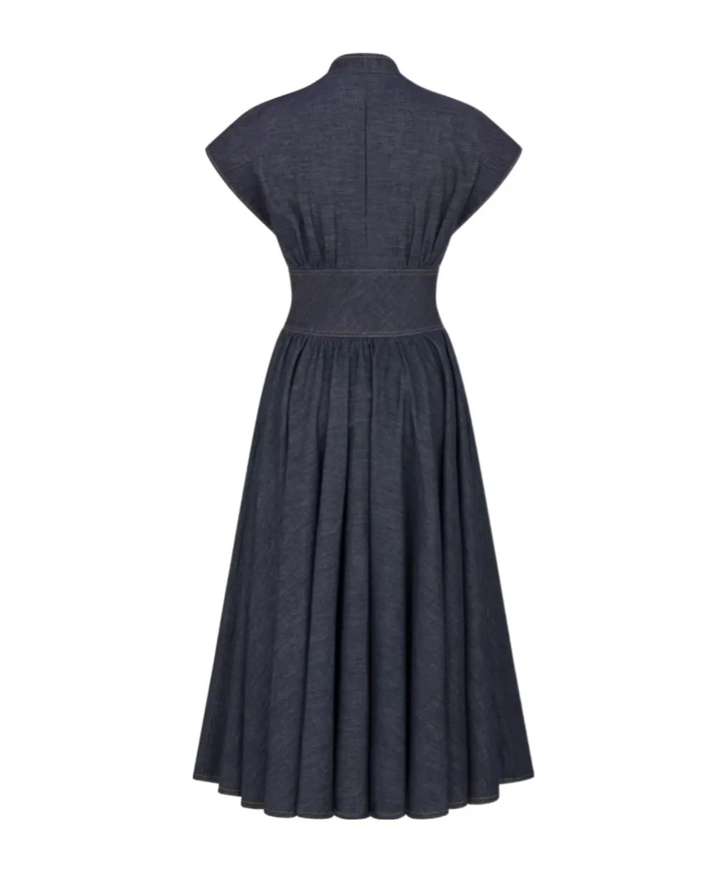 Flared Mid-Length Dress