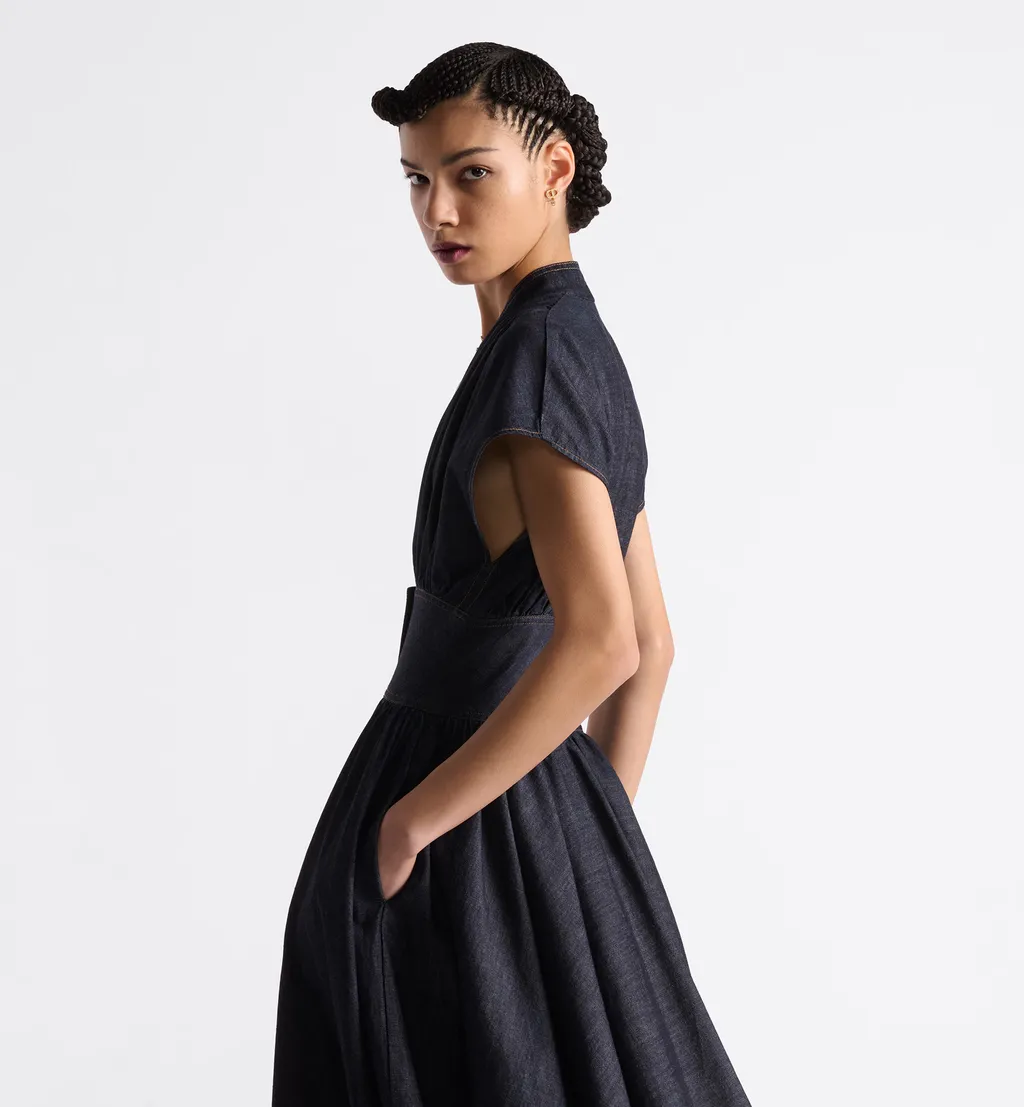 Flared Mid-Length Dress