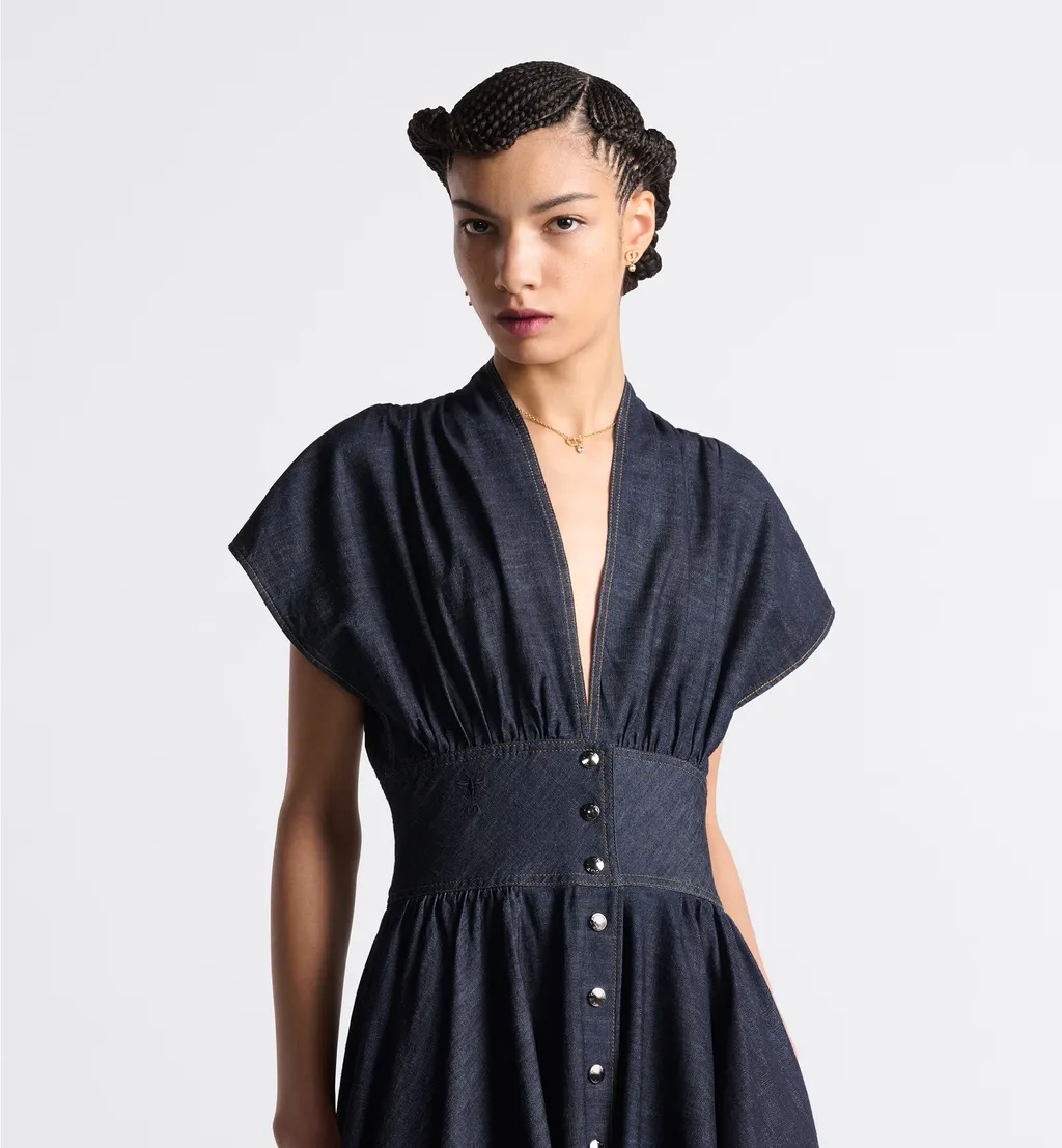 Flared Mid-Length Dress