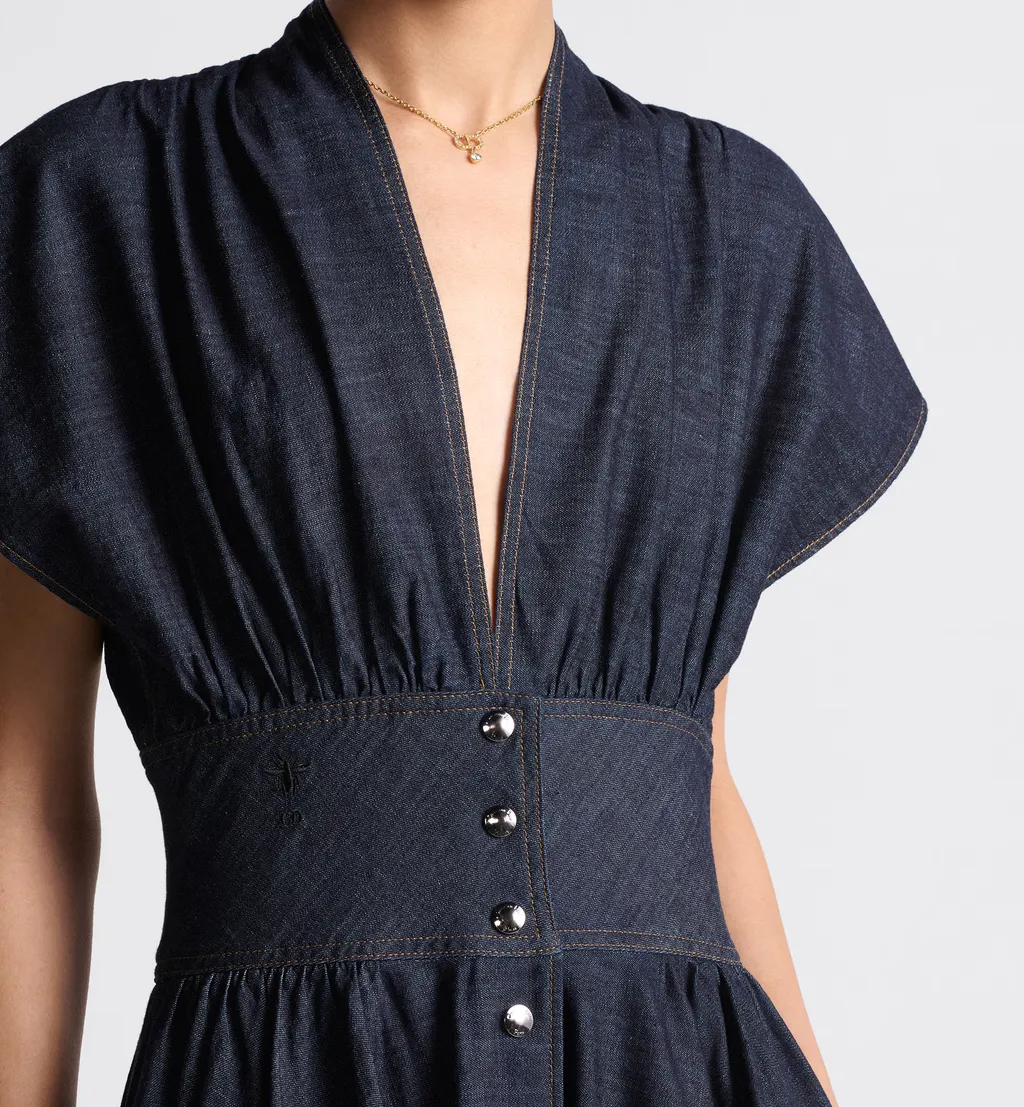 Flared Mid-Length Dress