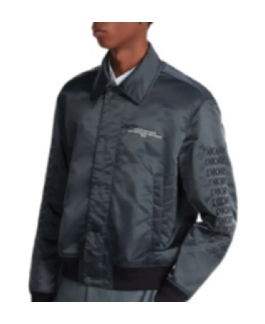 Buttoned Bomber Jacket