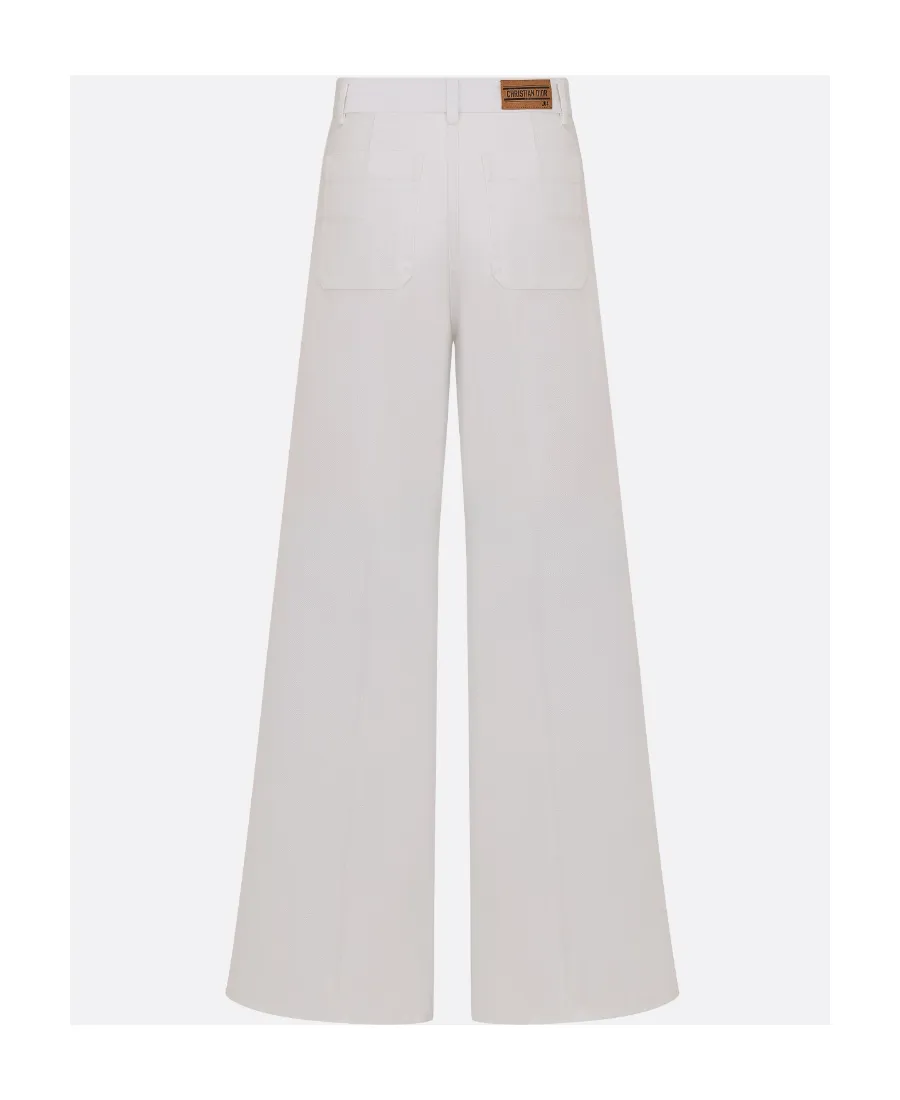 Logo Patch Flared Jeans
