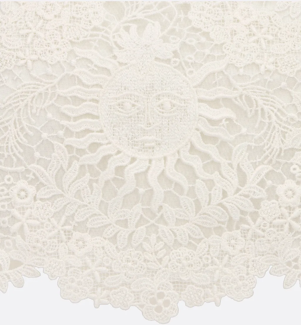 Lace-Detailed Halterneck Top