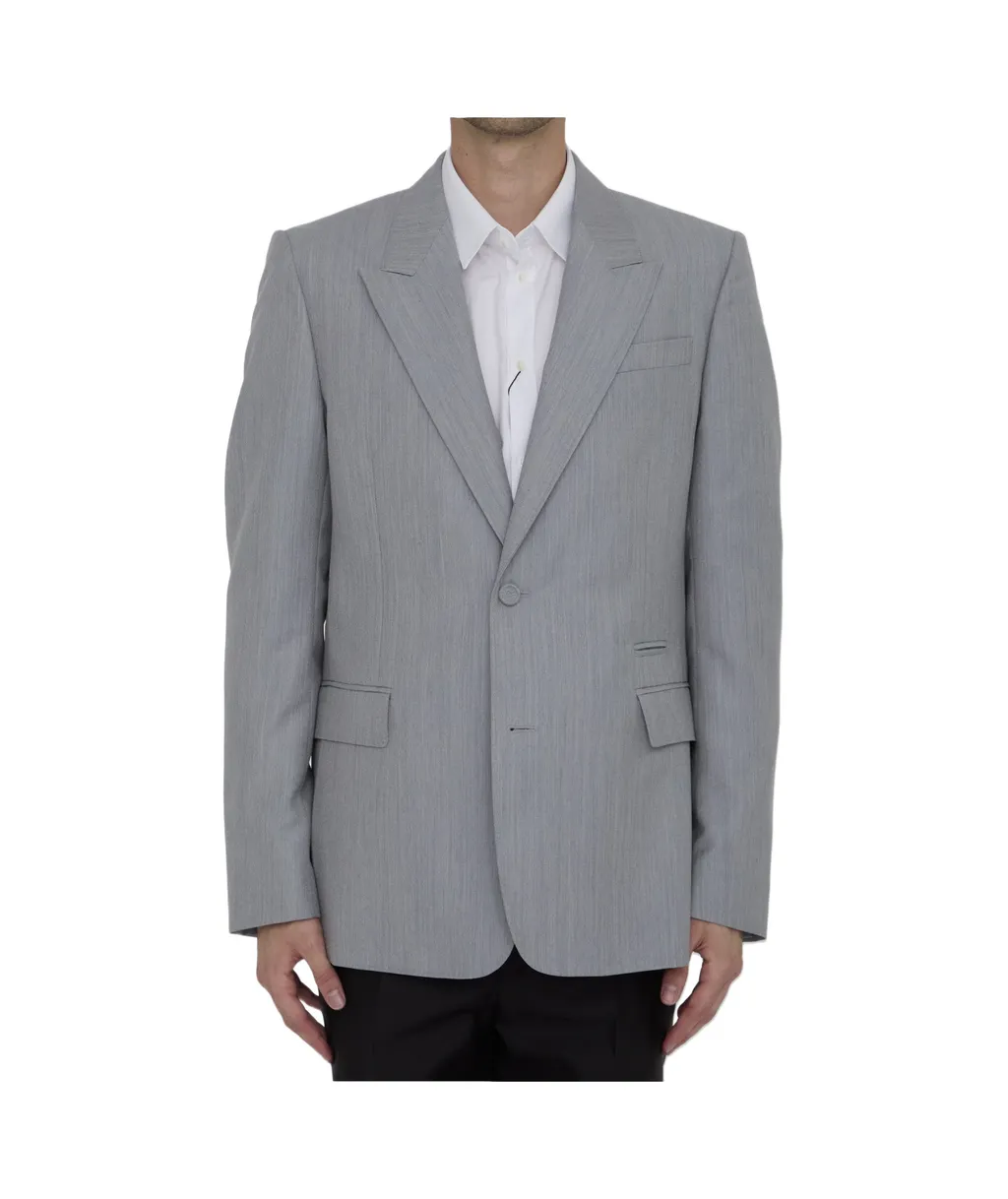 Single-Breasted Long-Sleeved Jacket
