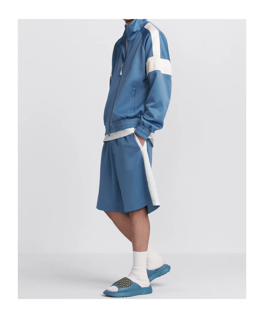 Zip-Up High Neck Track Jacket
