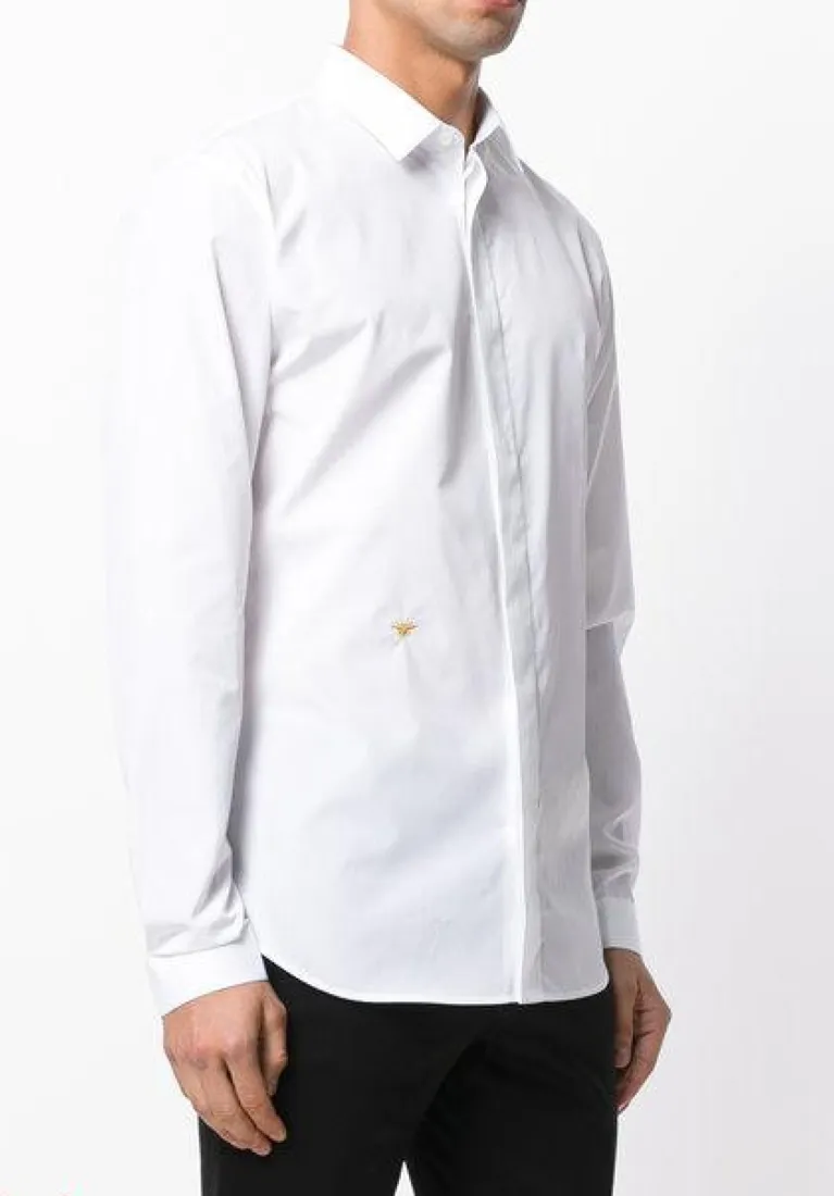 Shirt With Bee Embroidery