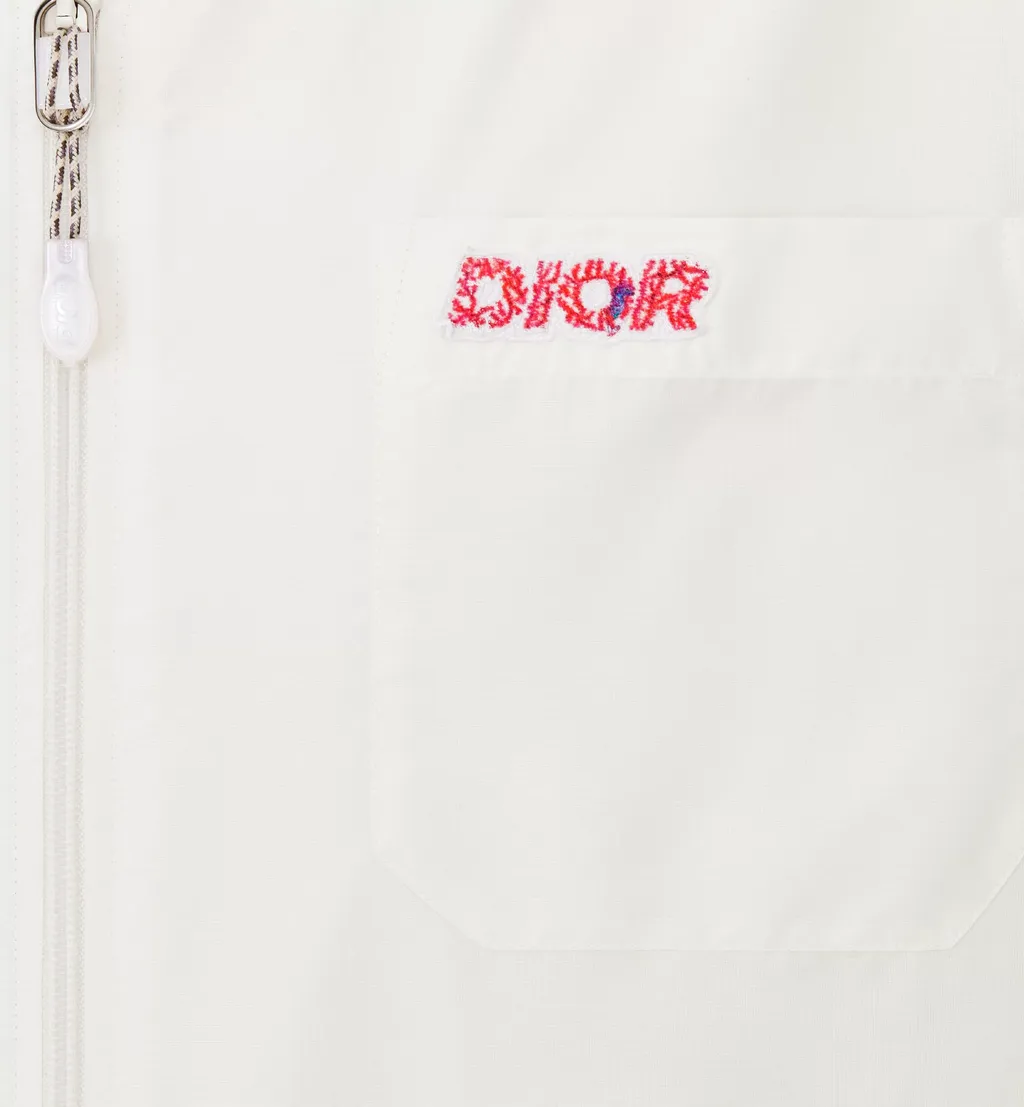 Zip-Up Short-Sleeved Shirt