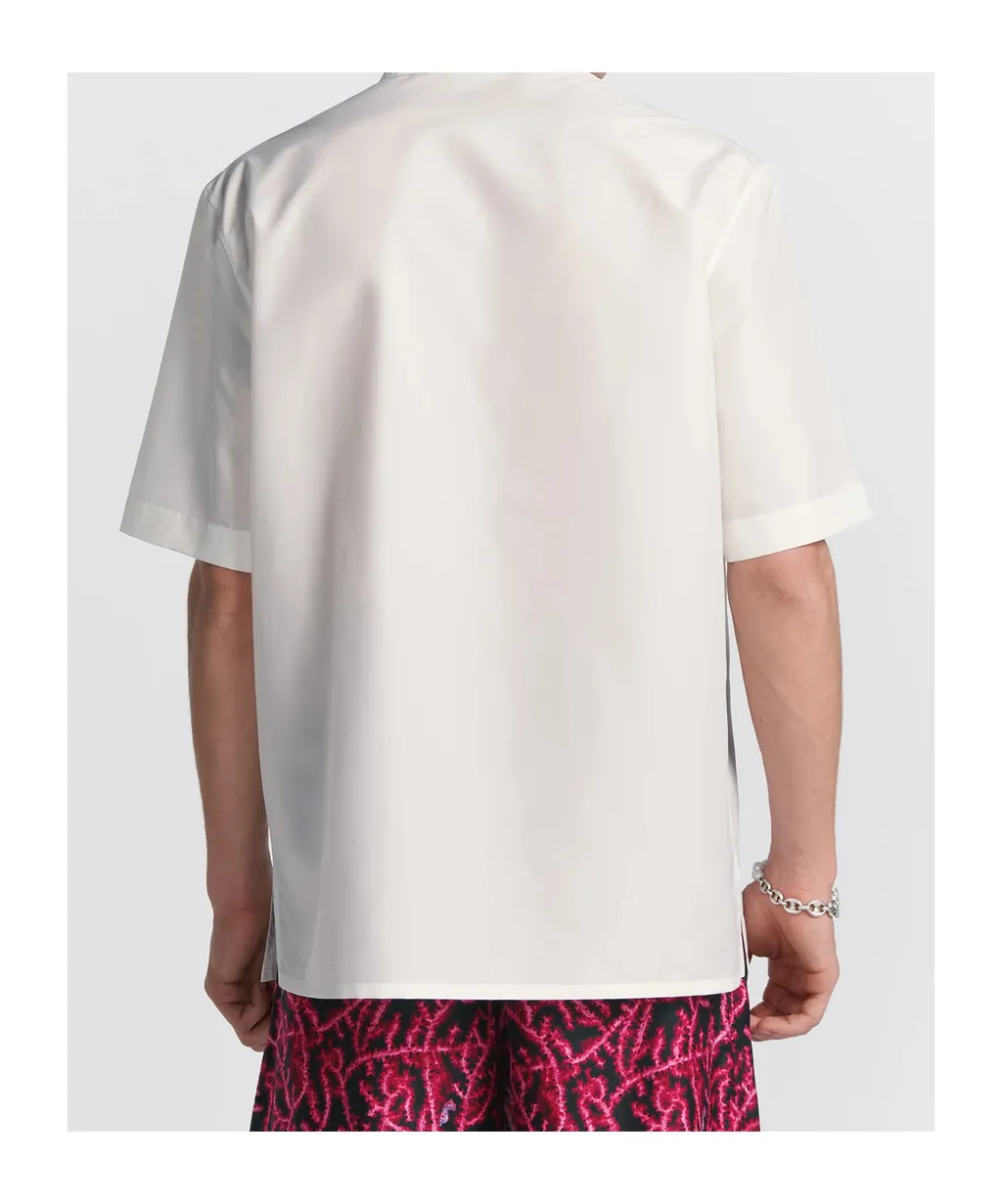 Zip-Up Short-Sleeved Shirt