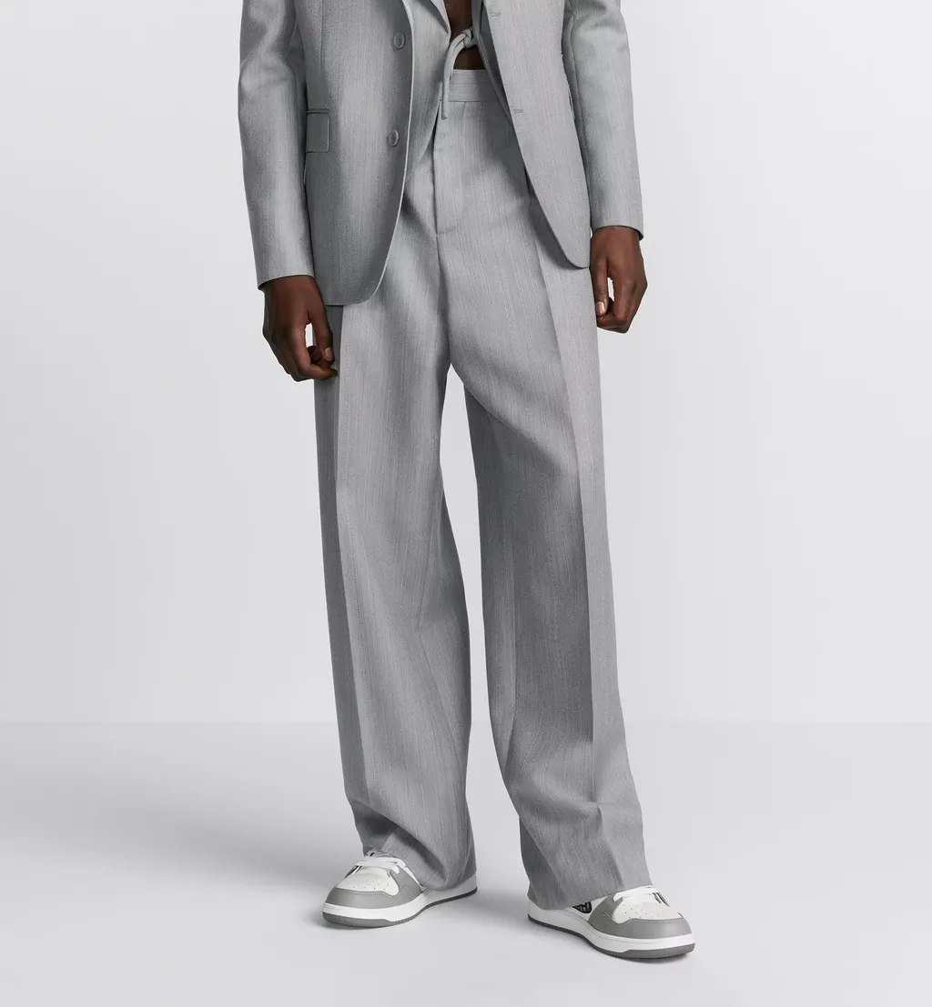 Regular Fit Straight Leg Trousers
