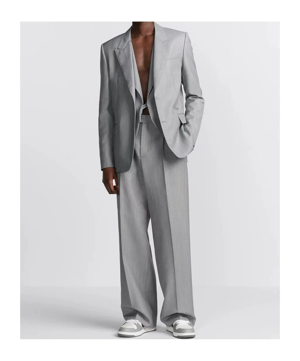 Regular Fit Straight Leg Trousers