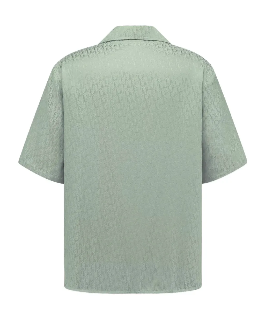 Dior Homme All-Over Logo Patterned Short-Sleeved Shirt