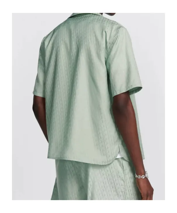 Dior Homme All-Over Logo Patterned Short-Sleeved Shirt