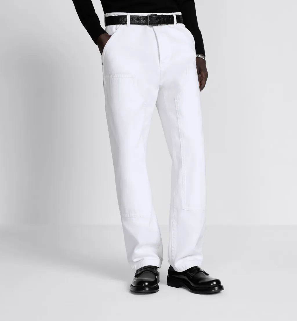 Carpenter Style Straight-Leg Jeans