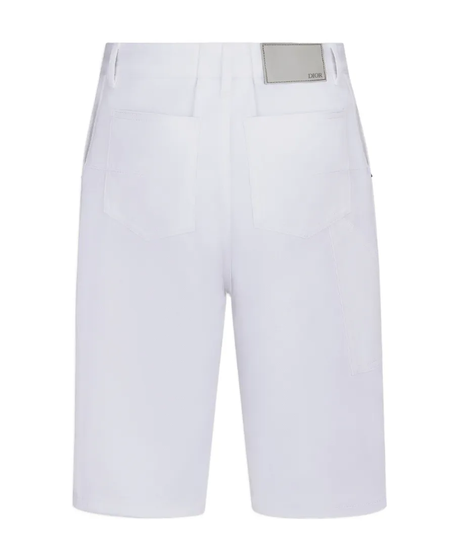 Dior Homme Cd Diamond Carpenter Denim Bermuda Shorts