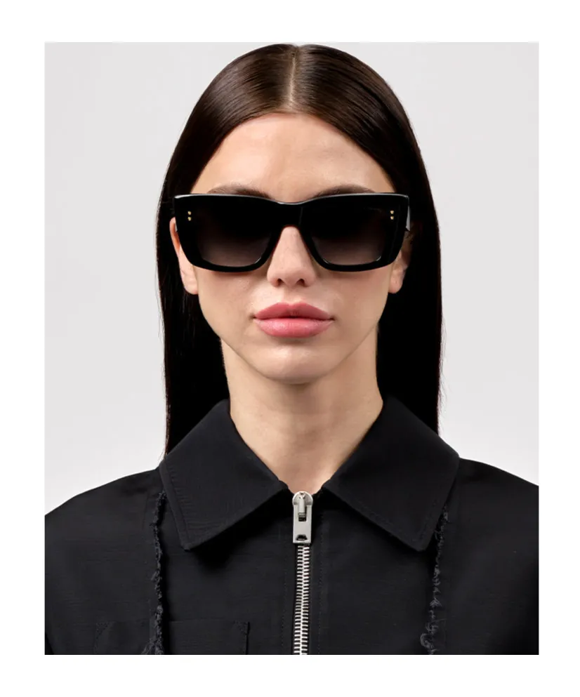 Mahine Embellished Square Sunglasses