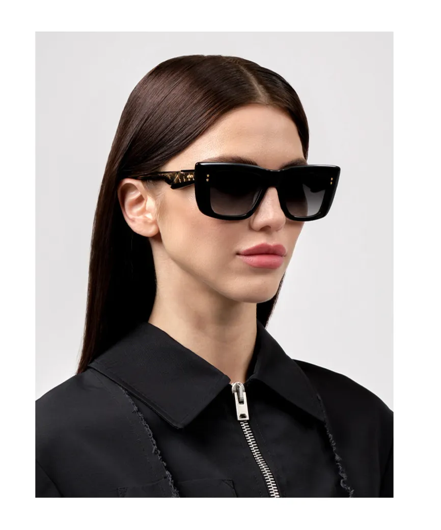 Mahine Embellished Square Sunglasses