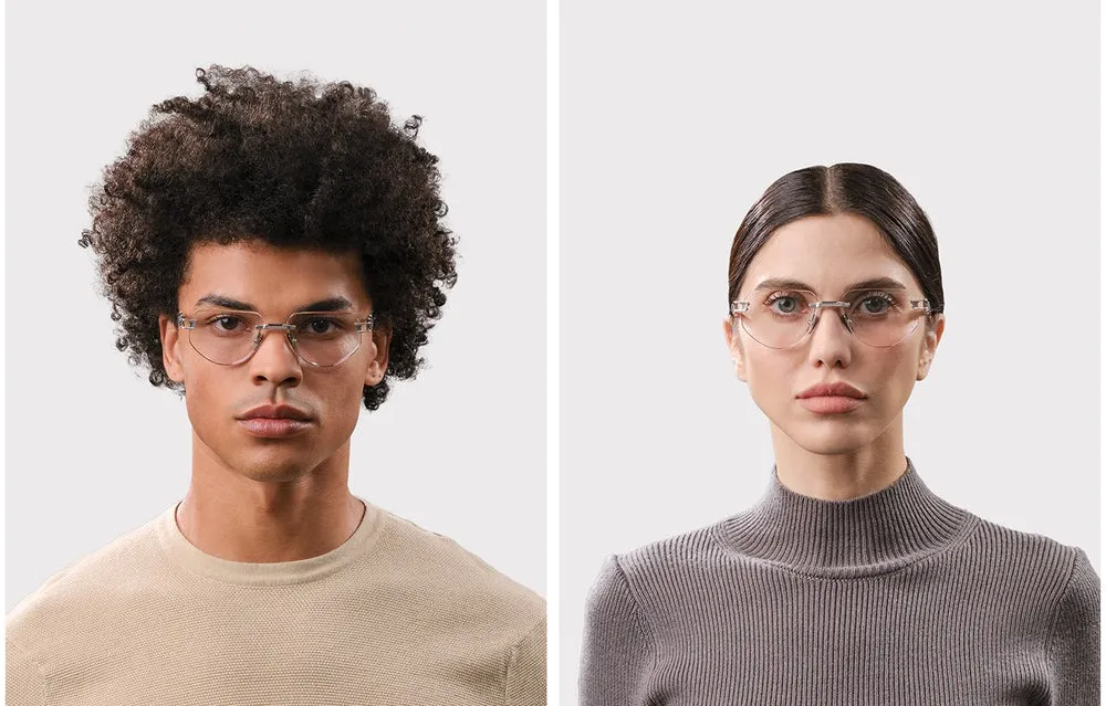 Grand Imperyn Geometric-Frame Glasses