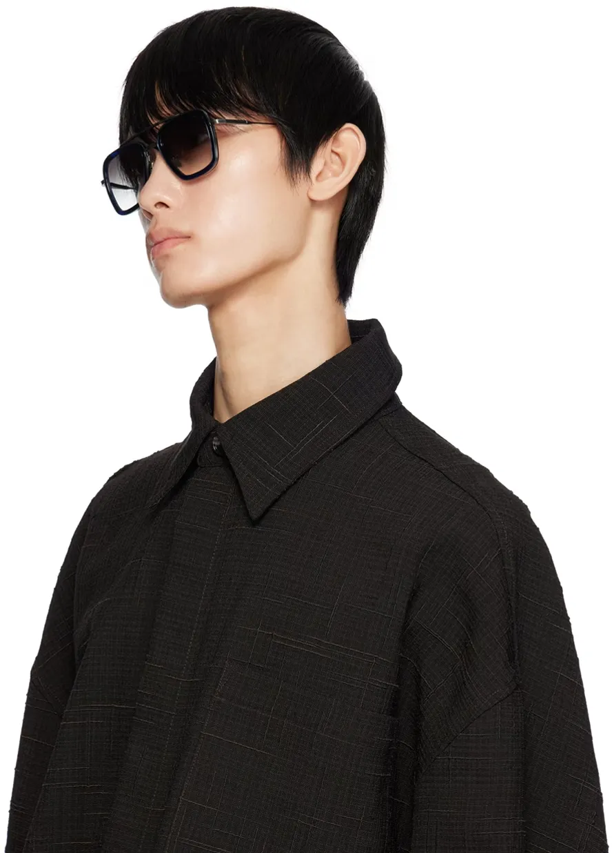 Carved Detail Sunglasses