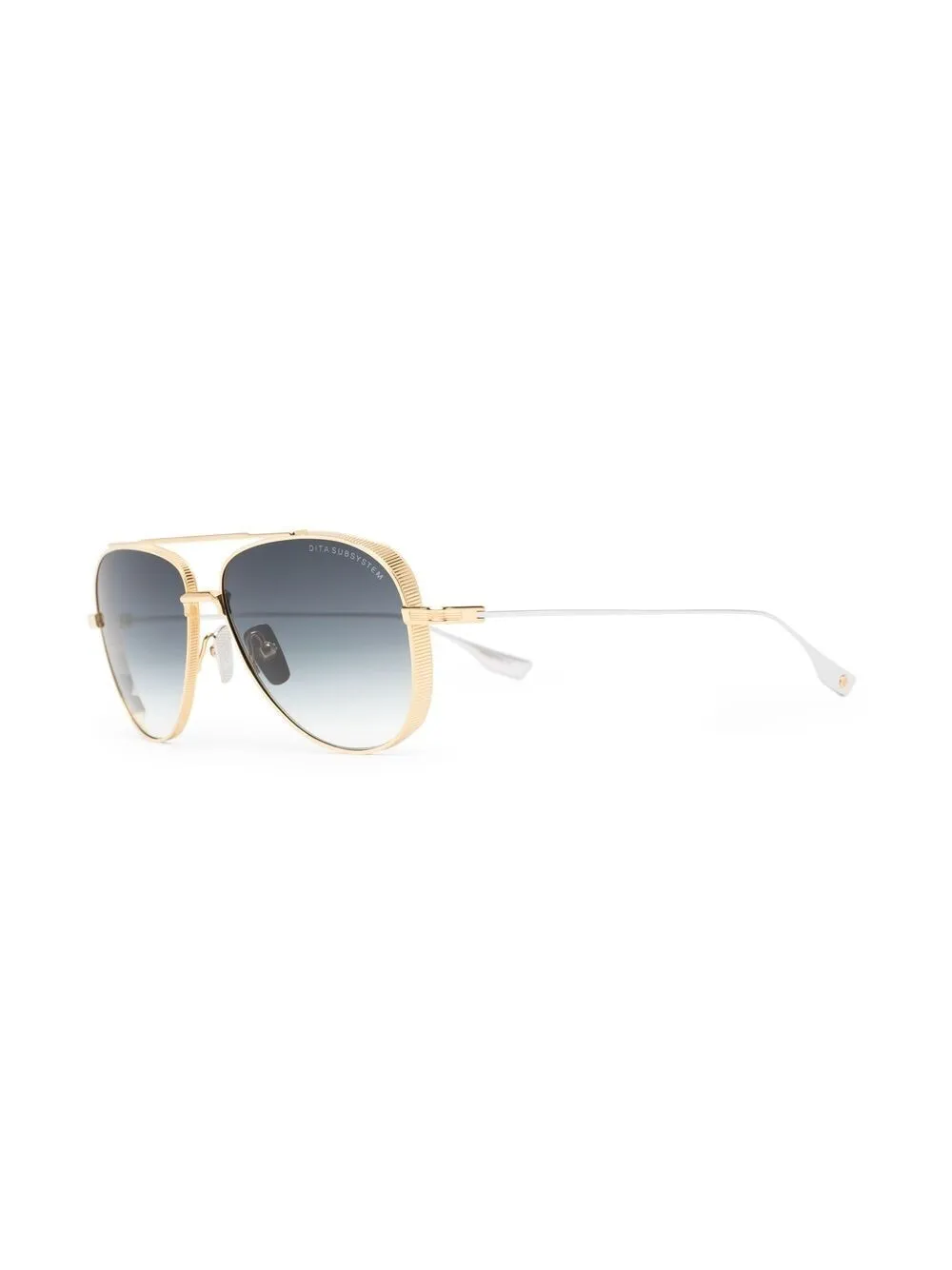 Round-Frame Aviator Sunglasses