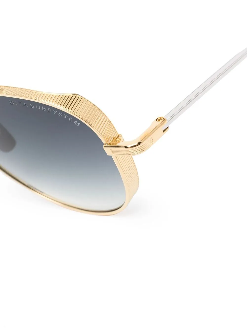 Round-Frame Aviator Sunglasses