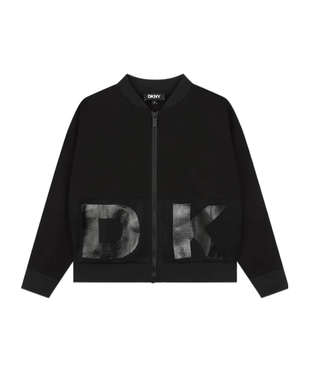 Logo-Print Bomber Jacket