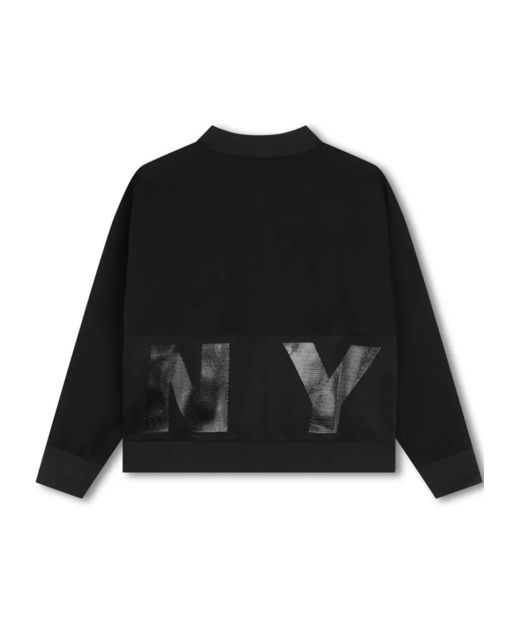 Logo-Print Bomber Jacket