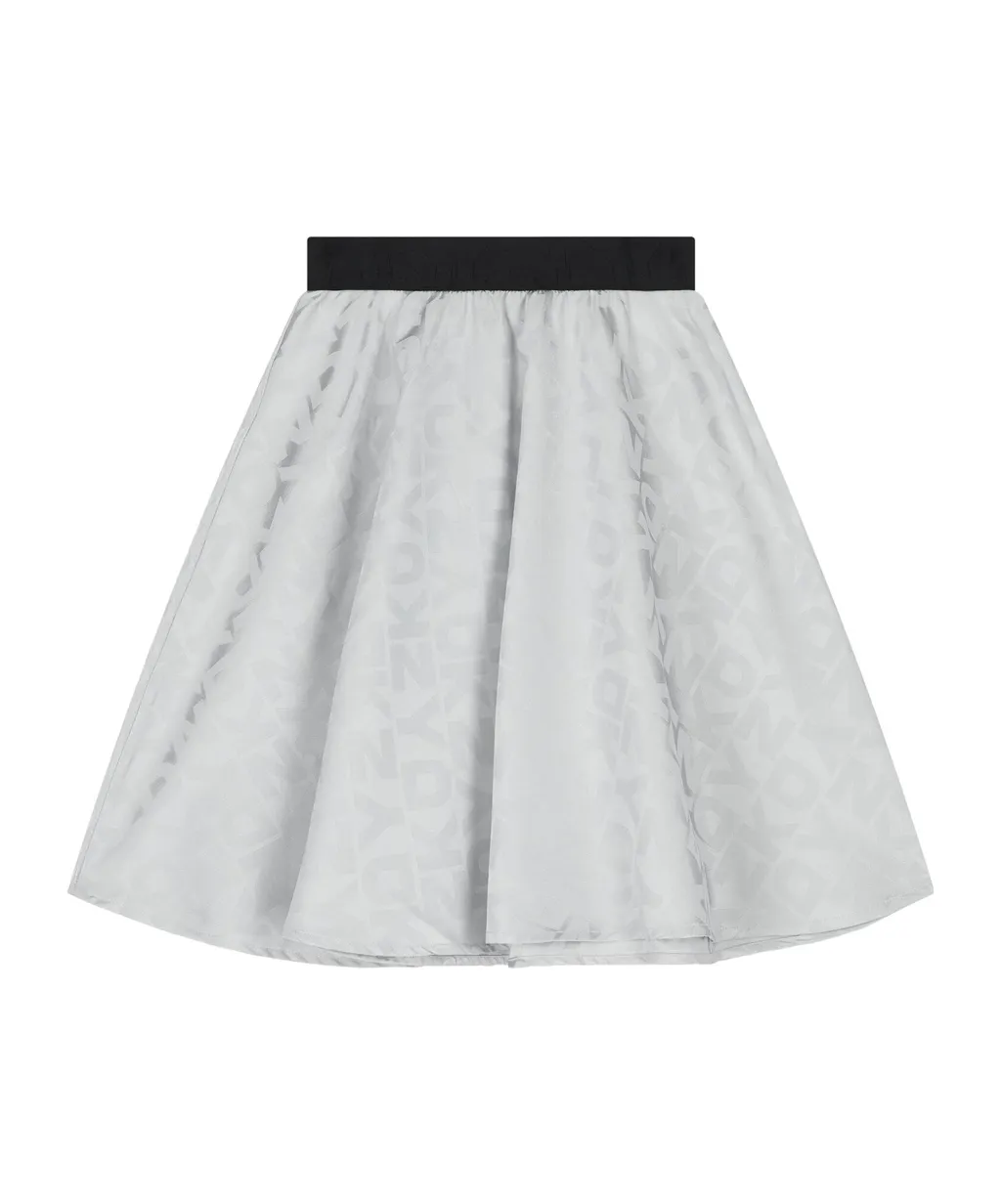 Logo-Jacquard Skirt
