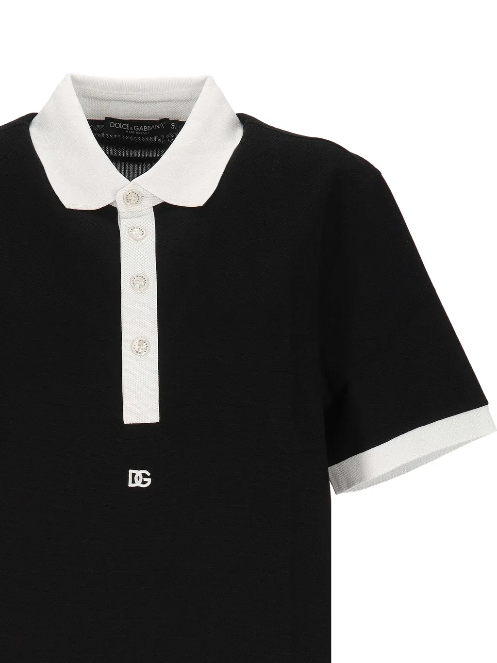Dg Logo Embroidered Polo Shirt